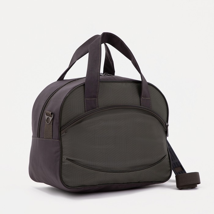 Чемодан малый 20 Чемодан малый 20", сумка дорожная на молнии, цвет хаки