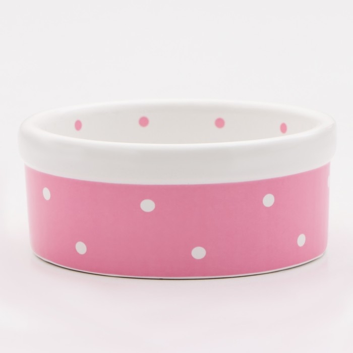 Миска керамическая  Миска керамическая "Princess" 100 мл  малая 8,5 х 3,5 см, розовая