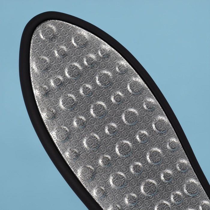 Пилка для ног, лазерная, двусторонняя, прорезиненная ручка, 23 см, цвет чёрный Пилка для ног, лазерная, двусторонняя, прорезиненная ручка, 23 см, цвет чёрный