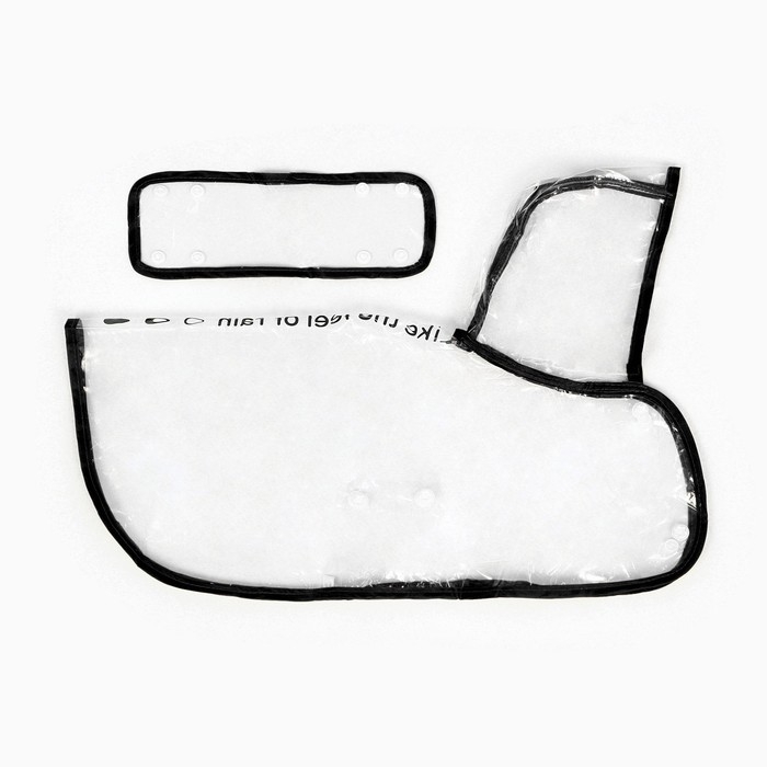 Дождевик для собак, размер M (ДС 26, ОГ 38-41, ОШ 40 см), чёрный Дождевик для собак, размер M (ДС 26, ОГ 38-41, ОШ 40 см), чёрный