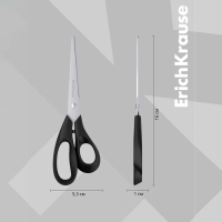 Ножницы ErichKrause Dynamic, 16 см, лезвия из нержавеющей стали, ударопрочный пластик, европодвес, МИКС