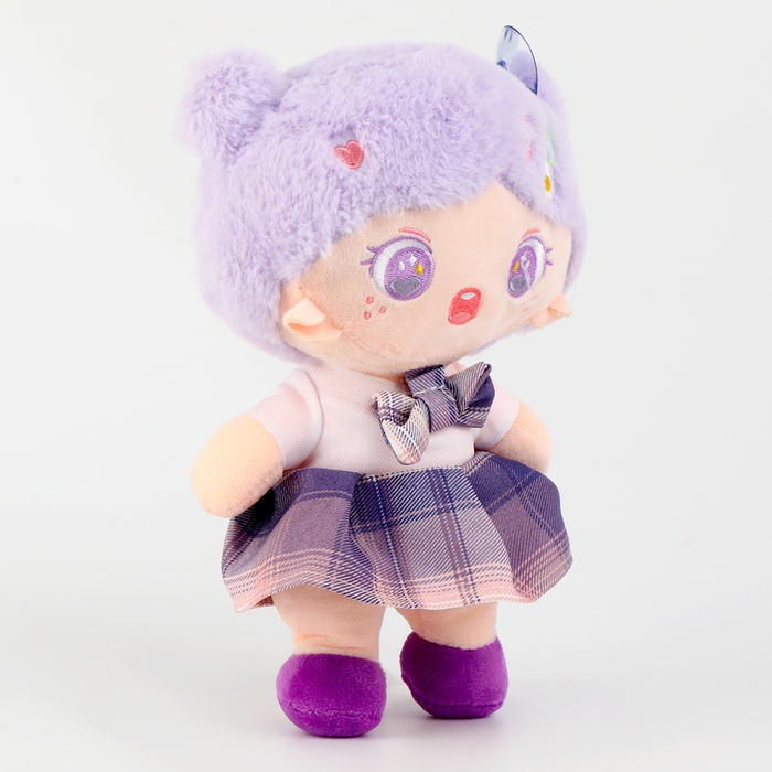 Мягкая игрушка «Куколка» с заколочкой, 25 см, цвет желтый Мягкая игрушка «Куколка» с заколочкой, 25 см, цвет желтый