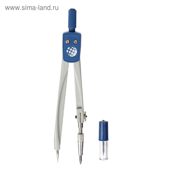 Циркуль металлический + грифели GLOBUS «Школа», 2 предмета (циркуль литой, окрашенный, пенал с запасным грифелем), в футляре Циркуль металлический + грифели GLOBUS «Школа», 2 предмета (циркуль литой, окрашенный, пенал с запасным грифелем), в футляре