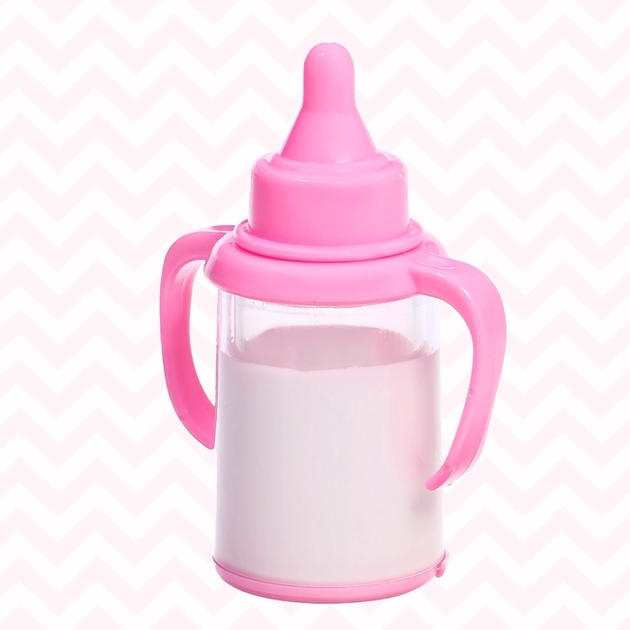 Набор аксессуаров для пупса с бутылочкой, МИКС Набор аксессуаров для пупса с бутылочкой, МИКС