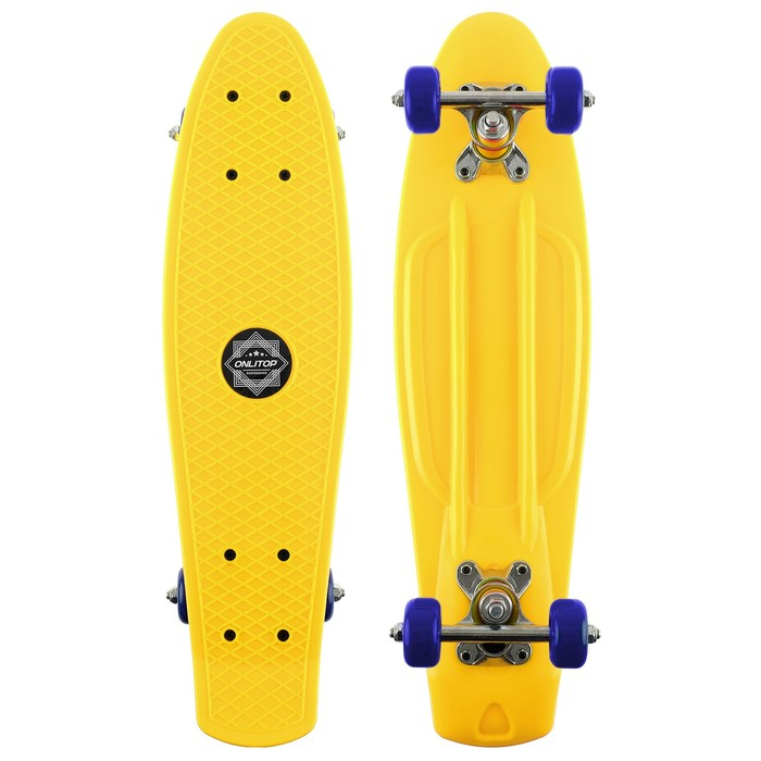 Скейтборд ONLITOP, 56x15 см, колёса PVC 50 мм, ABEC 7, алюминиевая рама, цвет МИКС Скейтборд ONLITOP, 56x15 см, колёса PVC 50 мм, ABEC 7, алюминиевая рама, цвет МИКС