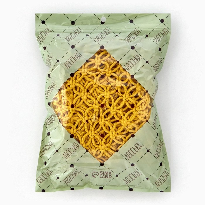 Авоська 35 х 48 см, ручка 14 см, клетка 3.5 см, желтая Авоська 35 х 48 см, ручка 14 см, клетка 3.5 см, желтая