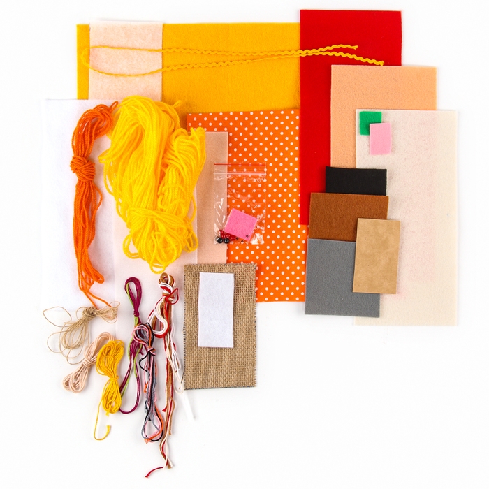 Набор по изготовлению текстильной игрушки «Блинник», высота — 17,5 см Набор по изготовлению текстильной игрушки «Блинник», высота — 17,5 см