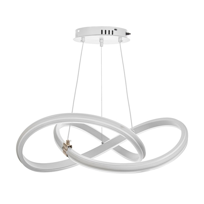 Светильник с ПДУ Светильник с ПДУ "Роули" LED 140Вт 3000-6000К белый 53х53х20-120 см