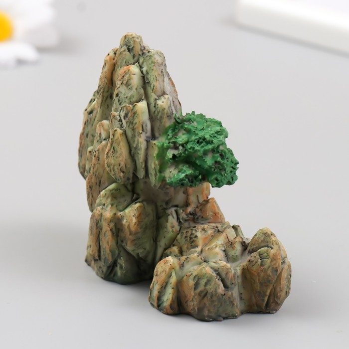 Фигурка для флорариума полистоун  Фигурка для флорариума полистоун "Горный утёс" 9х4,8х8,5 см