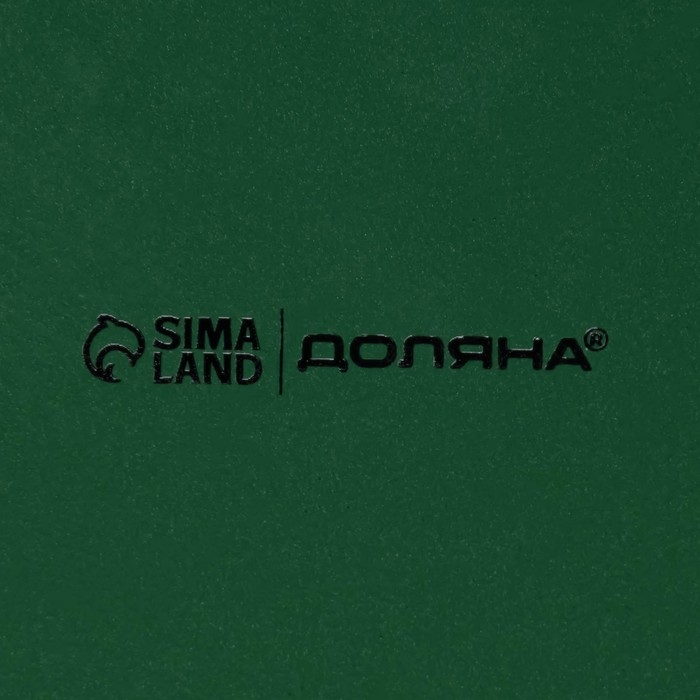 Блинница новогодняя Доляна «Приближение чуда», d=23 см, керамика, цвет белый Блинница новогодняя Доляна «Приближение чуда», d=23 см, керамика, цвет белый