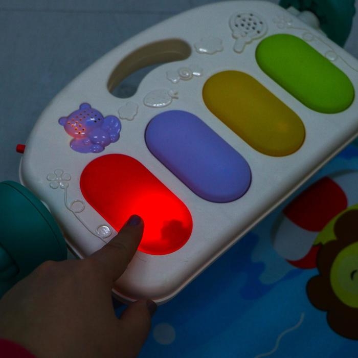 Развивающий музыкальный коврик «Пляж», 73x48 см. Развивающий музыкальный коврик «Пляж», 73x48 см.