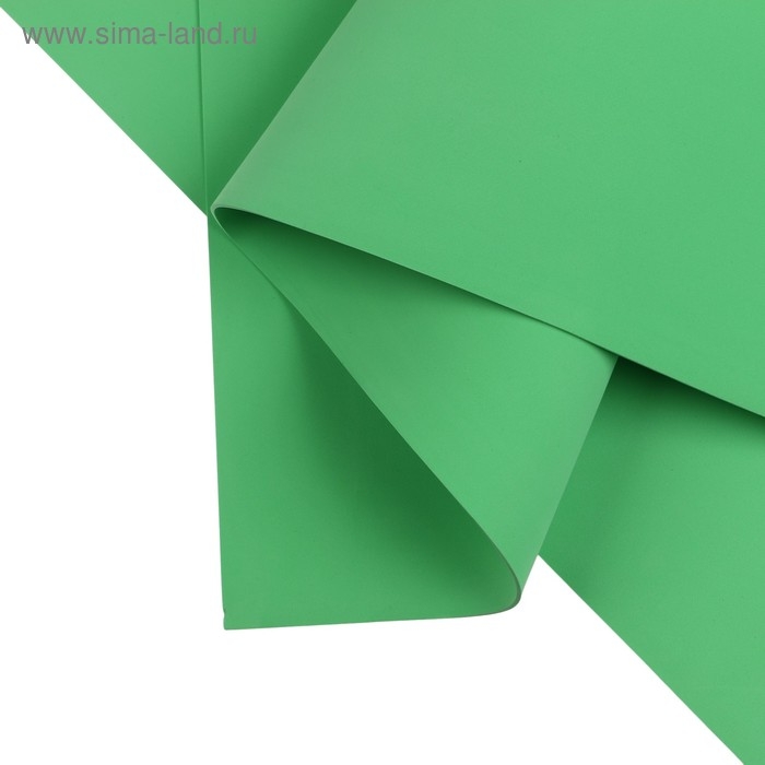 Фоамиран иранский 2 мм (зеленое яблоко/15) 60х70 см Фоамиран иранский 2 мм (зеленое яблоко/15) 60х70 см