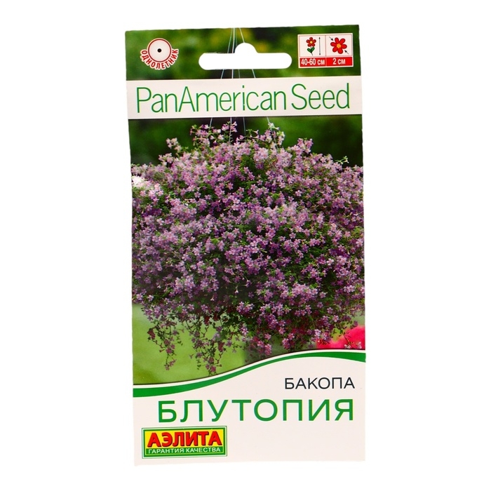 Семена Цветов Бакопа Блутопия ---   Одн (драже в пробирке) Сел. PanAmerican Seed 3шт Ц/П Семена Цветов Бакопа Блутопия ---   Одн (драже в пробирке) Сел. PanAmerican Seed 3шт Ц/П