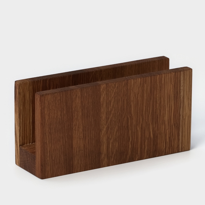 Салфетница деревянная Adelica, 16×8×4 см, дуб Салфетница деревянная Adelica, 16×8×4 см, дуб