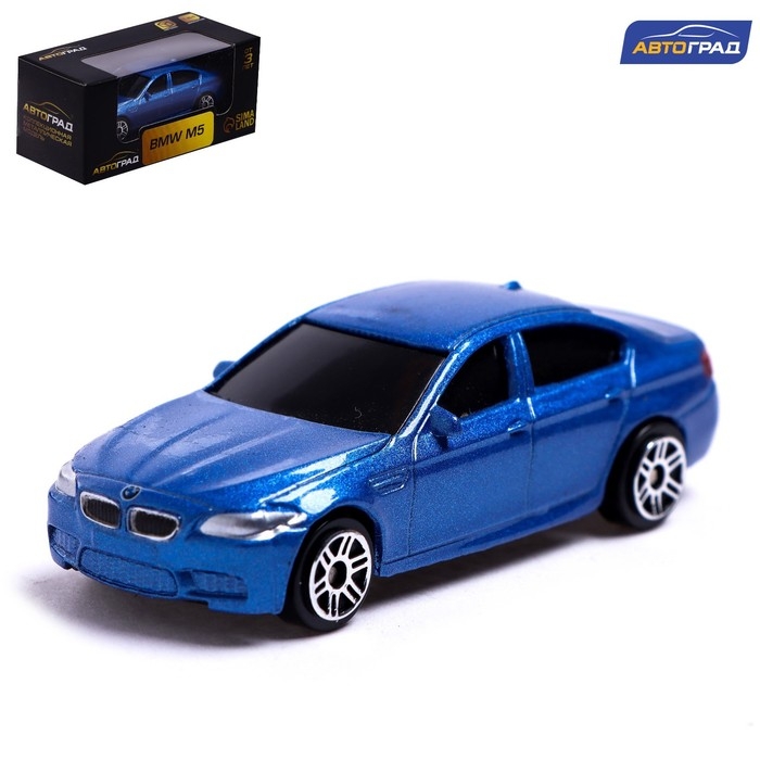Машина металлическая BMW M5, 1:64, цвет синий Машина металлическая BMW M5, 1:64, цвет синий