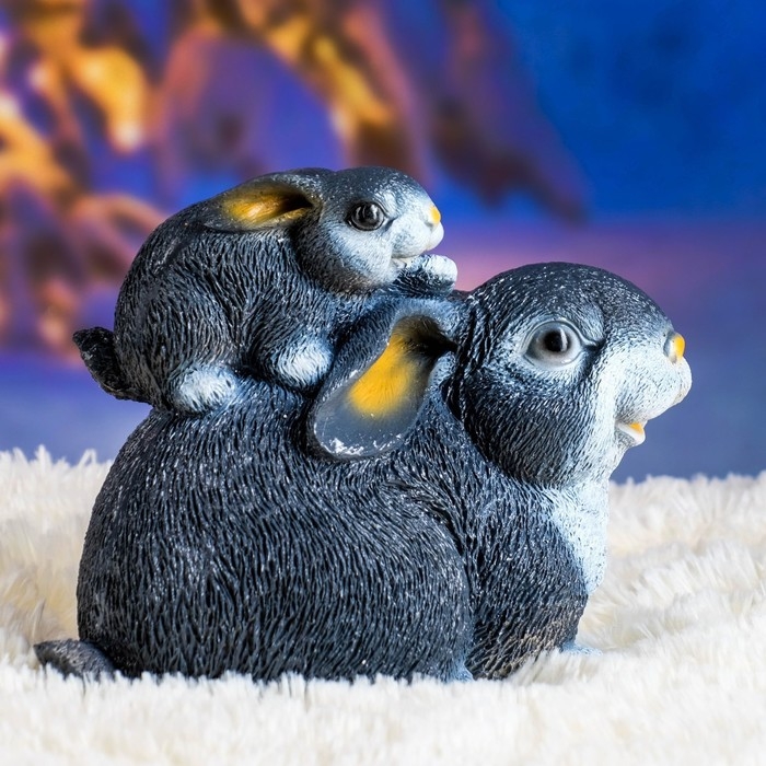 Копилка Копилка "Зайчиха с зайчонком" 15х8х10см