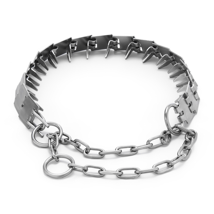 Ошейник строгий пластинчатый, цинк, 55 х 2,3 см Ошейник строгий пластинчатый, цинк, 55 х 2,3 см