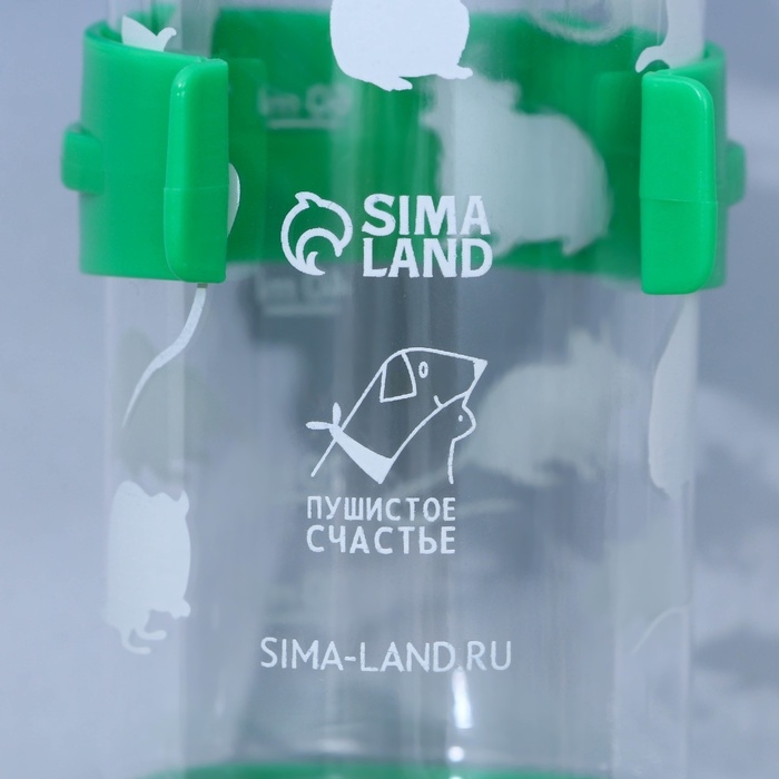 Поилка для грызунов 125 мл, 12,5 Х 4,5 см, микс цветов Поилка для грызунов 125 мл, 12,5 Х 4,5 см, микс цветов