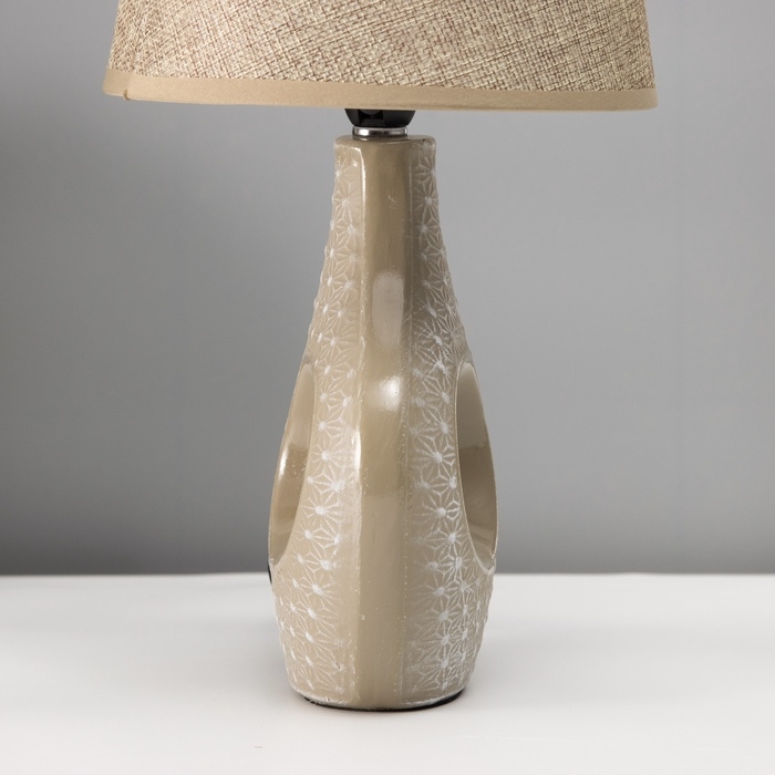 Настольная лампа Настольная лампа "Маделин" Е14 40вт кофе с молоком 18х18х33,5 см