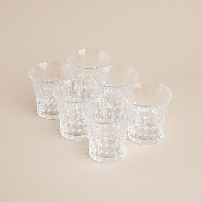 Набор стаканов стеклянный SL Home «Винтаж», 260 мл, 8,2×8,5 см, цвет прозрачный Набор стаканов стеклянный SL Home «Винтаж», 260 мл, 8,2×8,5 см, цвет прозрачный