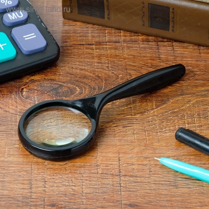 Лупа классическая, эргономичная ручка 5х, d=4,5см, Лупа классическая, эргономичная ручка 5х, d=4,5см,