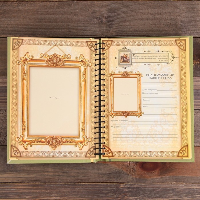 Родословная книга «Семейная летопись», 30 листов, 24,5 х 29,2 см