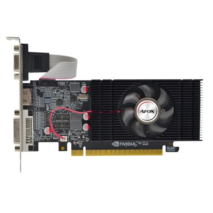 Видеокарта Afox GT740 LP Single Fan, 2Гб, 128bit, GDDR5, DVI, HDMI, VGA, HDCP Видеокарта Afox GT740 LP Single Fan, 2Гб, 128bit, GDDR5, DVI, HDMI, VGA, HDCP