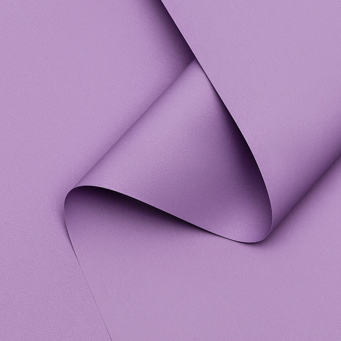 Плёнка матовая 0,5 x 10 м 65 мкм, пастельная серия, сиреневый Плёнка матовая 0,5 x 10 м 65 мкм, пастельная серия, сиреневый
