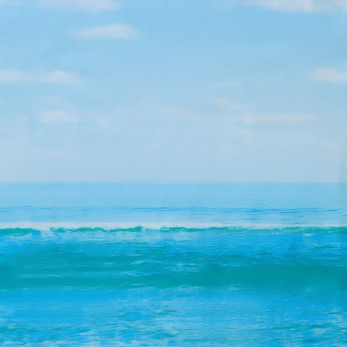 Штора для ванны Доляна «Прибой», 180×180 см, EVA