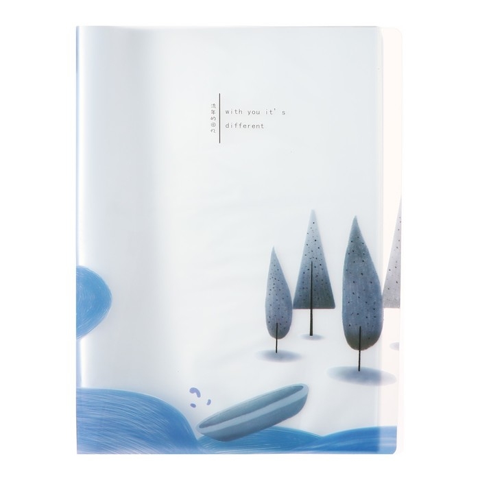 Папка формат А4, с 60 прозрачными файлами, Река МИКС Река Папка формат А4, с 60 прозрачными файлами, Река МИКС Река