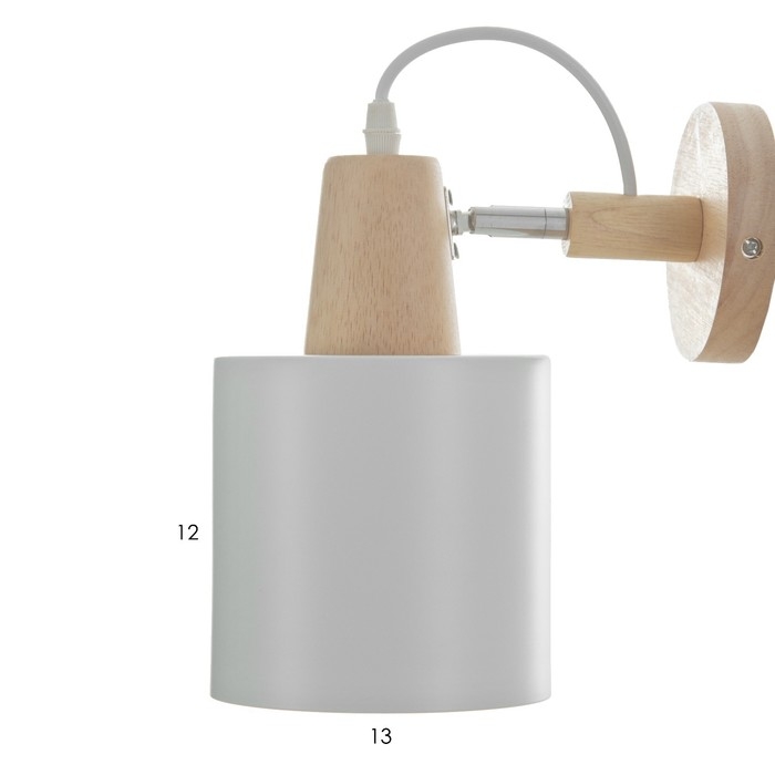 Спот Спот "Бруни" Е27 40Вт белый 13х25х24 см