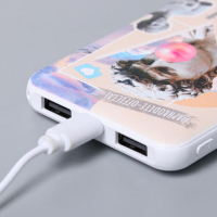 Наушники, маска для сна и зарядное устройство 5000 mAh м. PB-01 «Love», 20,5 х 16,5 см.