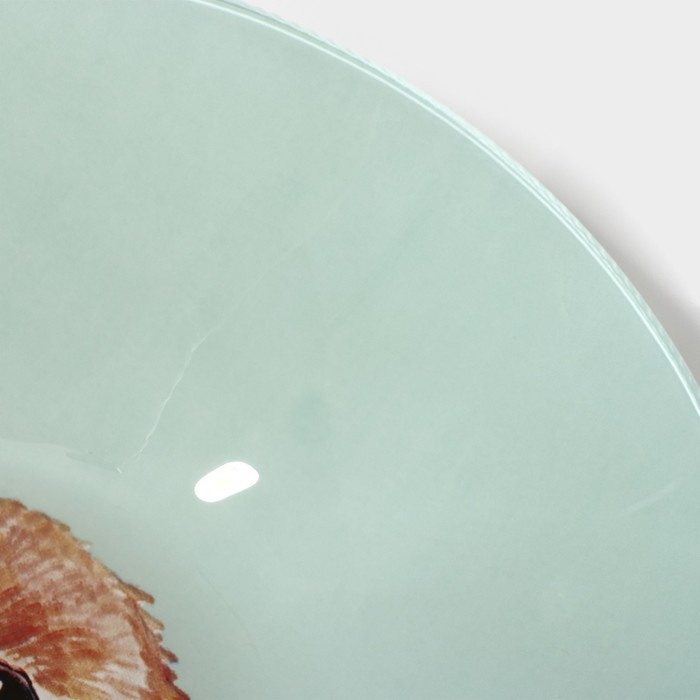 Салатник стеклянный Доляна «Кролик», 1 л, 22×5 см