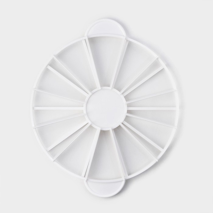 Делитель для торта пластиковый Доляна, 10/12 частей, 26,5 см, цвет МИКС Делитель для торта пластиковый Доляна, 10/12 частей, 26,5 см, цвет МИКС