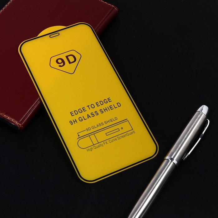 Защитное стекло 9D Luazon для iPhone 12/12 Pro, полный клей, 0.33 мм, 9Н Защитное стекло 9D Luazon для iPhone 12/12 Pro, полный клей, 0.33 мм, 9Н