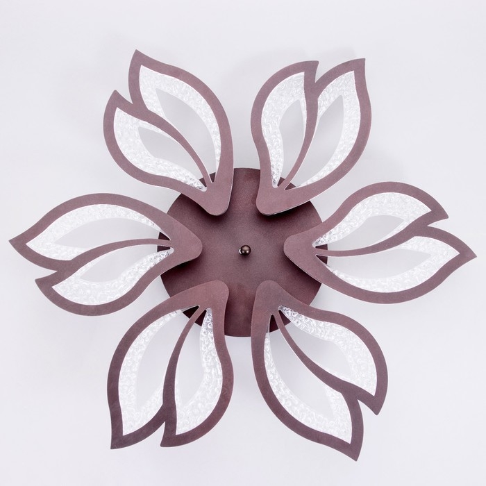 Люстра с ПДУ 1830/6CF LED 156Вт 3000-6000К диммер кофе 66х66х8 см BayerLux