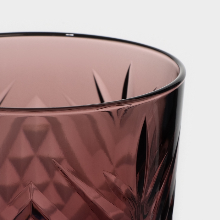 Стакан низкий стеклянный «Зальцбург», 300 мл, цвет лилак Стакан низкий стеклянный «Зальцбург», 300 мл, цвет лилак