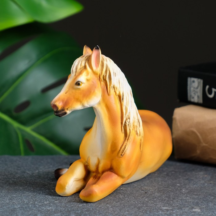 Фигура Фигура "Лошадь" рыжий, 14х8х10см