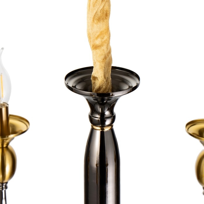 Люстра Люстра "Энни" 6х40Вт Е14 латунь 69х69х44 см BayerLux