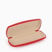 Футляр для очков на хлопушке, размер 16&times;6.5&times;3.5 см, красный
