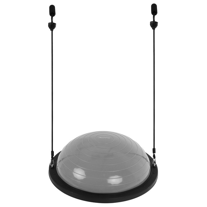 Полусфера BOSU гимнастическая ONLYTOP, с насосом, 58 х 25 см, цвет серый Полусфера BOSU гимнастическая ONLYTOP, с насосом, 58 х 25 см, цвет серый