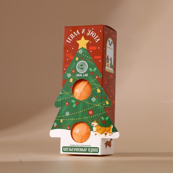 Набор бомбочки для ванны URAL LAB «Тепла и уюта», 3х120 г, Новый Год Набор бомбочки для ванны URAL LAB «Тепла и уюта», 3х120 г, Новый Год