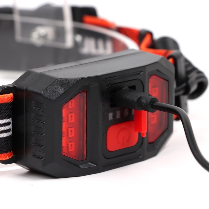 Фонарь налобный аккумуляторный, 5 Вт, 1200 мАч, COB, USB, 12 х 6 х 5 см Фонарь налобный аккумуляторный, 5 Вт, 1200 мАч, COB, USB, 12 х 6 х 5 см