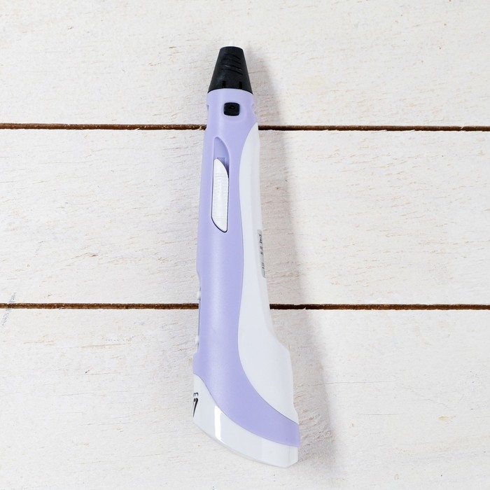 3D ручка Luazon, дисплей, работа с ABS и PLA, пластик в комплекте, фиолетовая 3D ручка Luazon, дисплей, работа с ABS и PLA, пластик в комплекте, фиолетовая