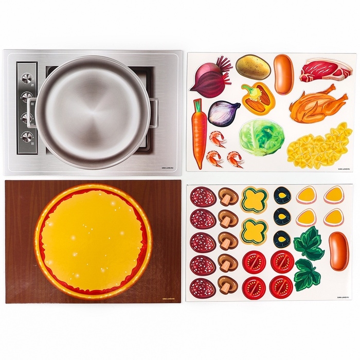 Магнитная игра Магнитная игра "Маленький повар" 28*20