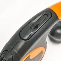 Рулетка - поводок "Косточка", с контейнером для пакетов, трос 3 м, чёрная/оранжевая