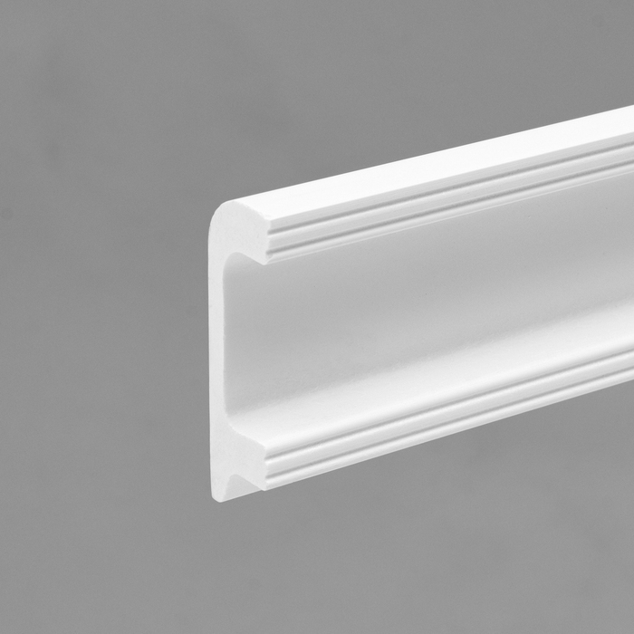 Плинтус напольный под покраску с увеличенным расстоянием от стены 1 UHD 38/80W 2000х80 мм Плинтус напольный под покраску с увеличенным расстоянием от стены 1 UHD 38/80W 2000х80 мм