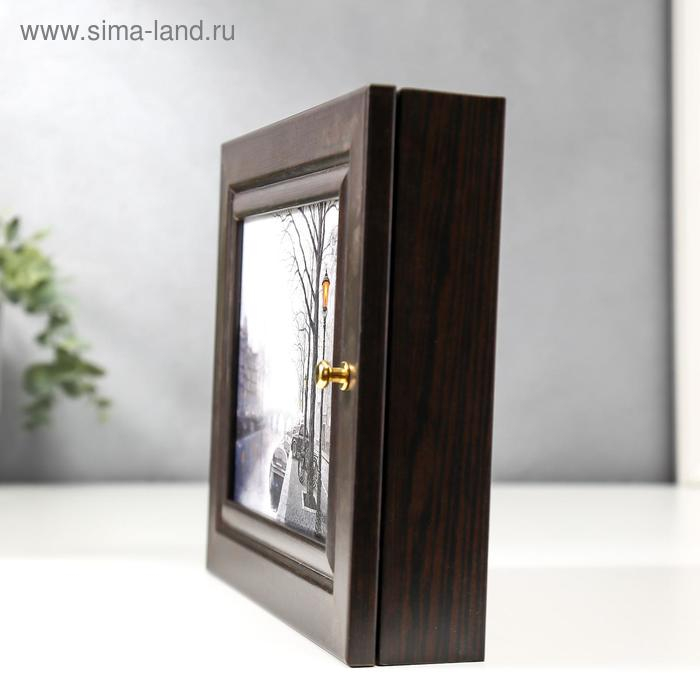 Ключница Ключница "Амстердам" венге 19х24 см МИКС