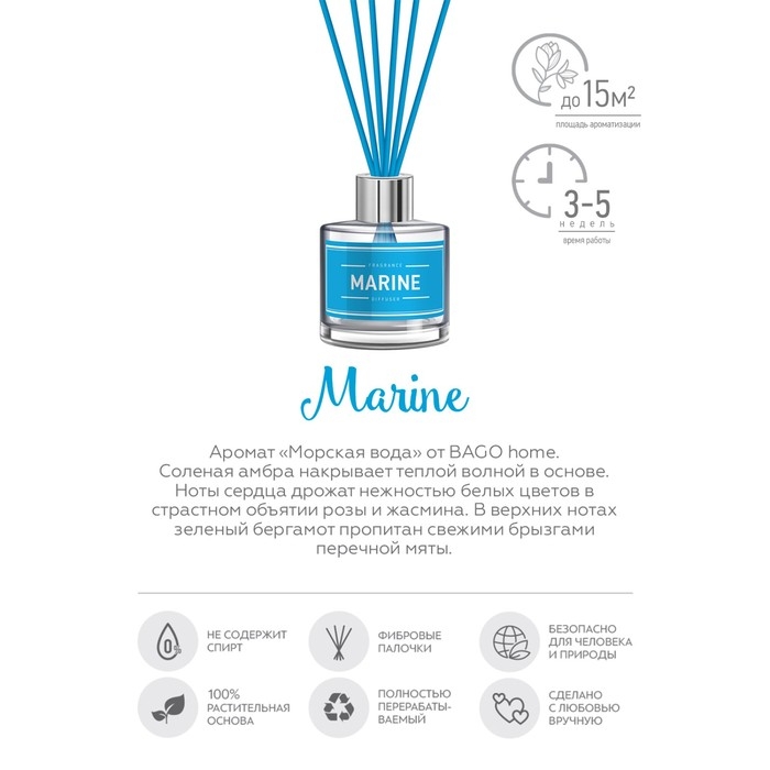 Ароматический диффузор Морская вода 40 мл