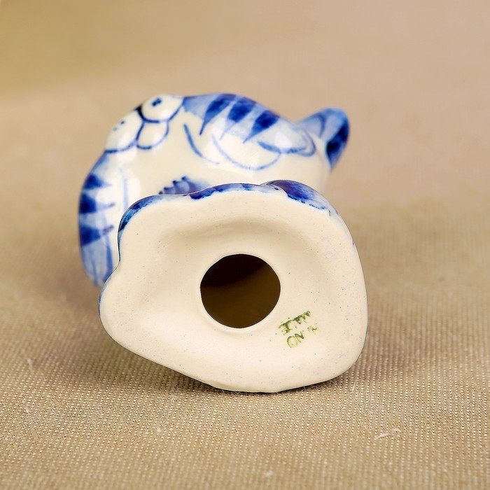 Сувенир «Кот Гав», 6 см, гжель Сувенир «Кот Гав», 6 см, гжель